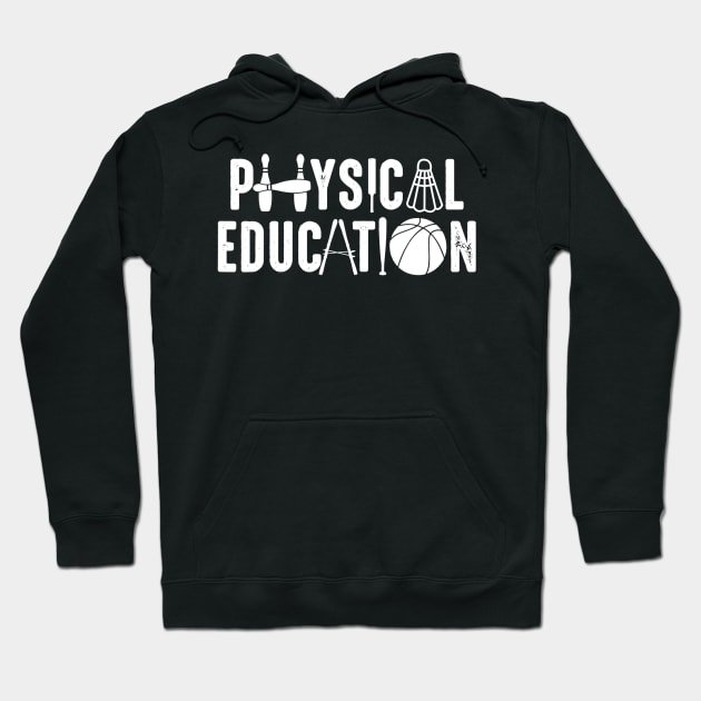 Physical Education Teacher Favorite Basketball Teaching Hoodie by gogusajgm